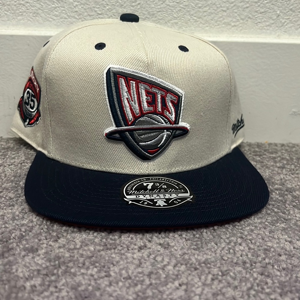 Men's New Jersey Nets Mitchell & Ness Snapback Hat